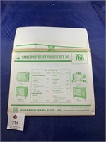 Vintage Sams Photofact Folder No 766 TVs