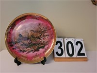 Bavaria Pheasant Charger Pink Plate