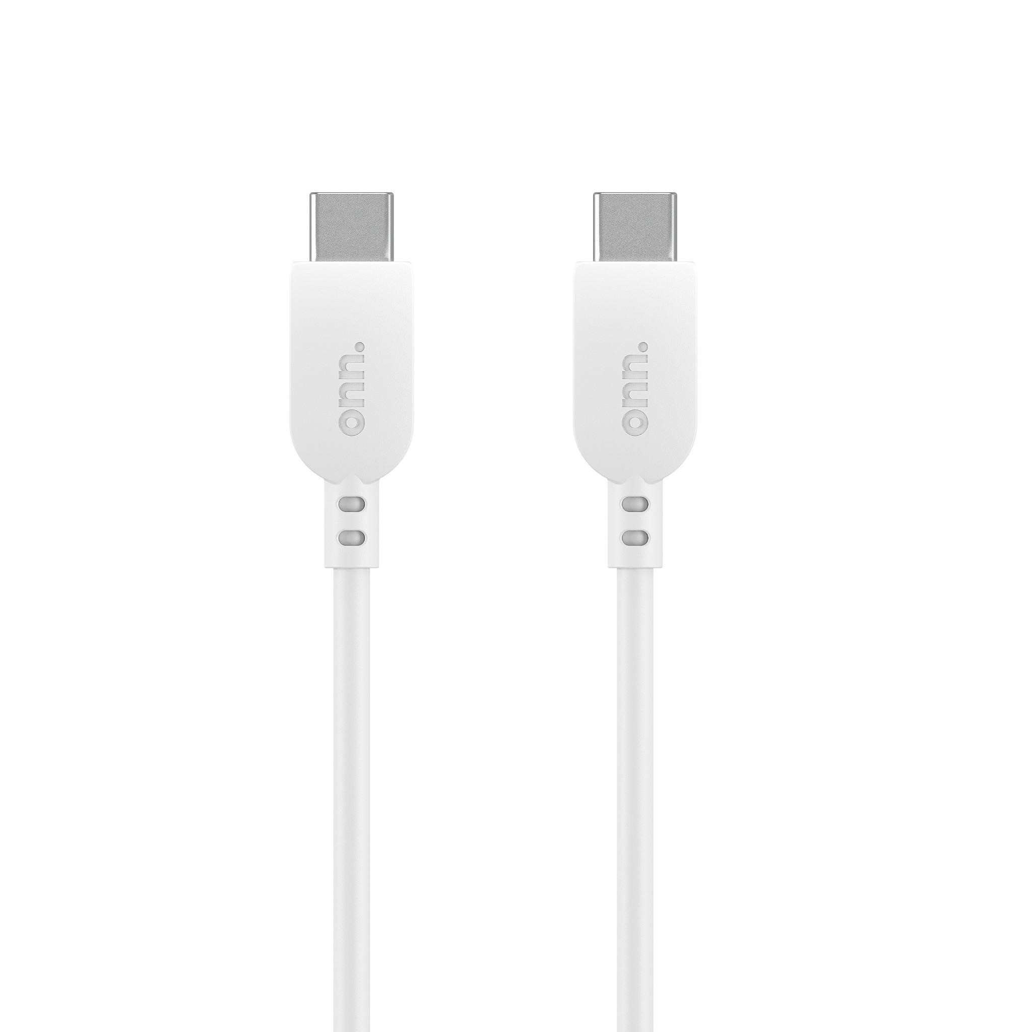 6' Connect Onn USB-C Cable, White A3