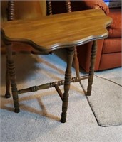 Small half table approx 22 x 11 inches ans 19