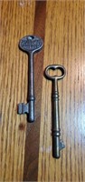 Pair of skeleton keys