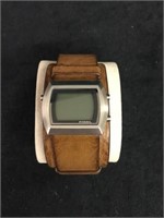 Men's Fossil Leather Band Watch