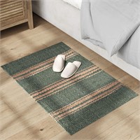 2x3In Barnyard Designs Jute Rug Farmhouse Rug