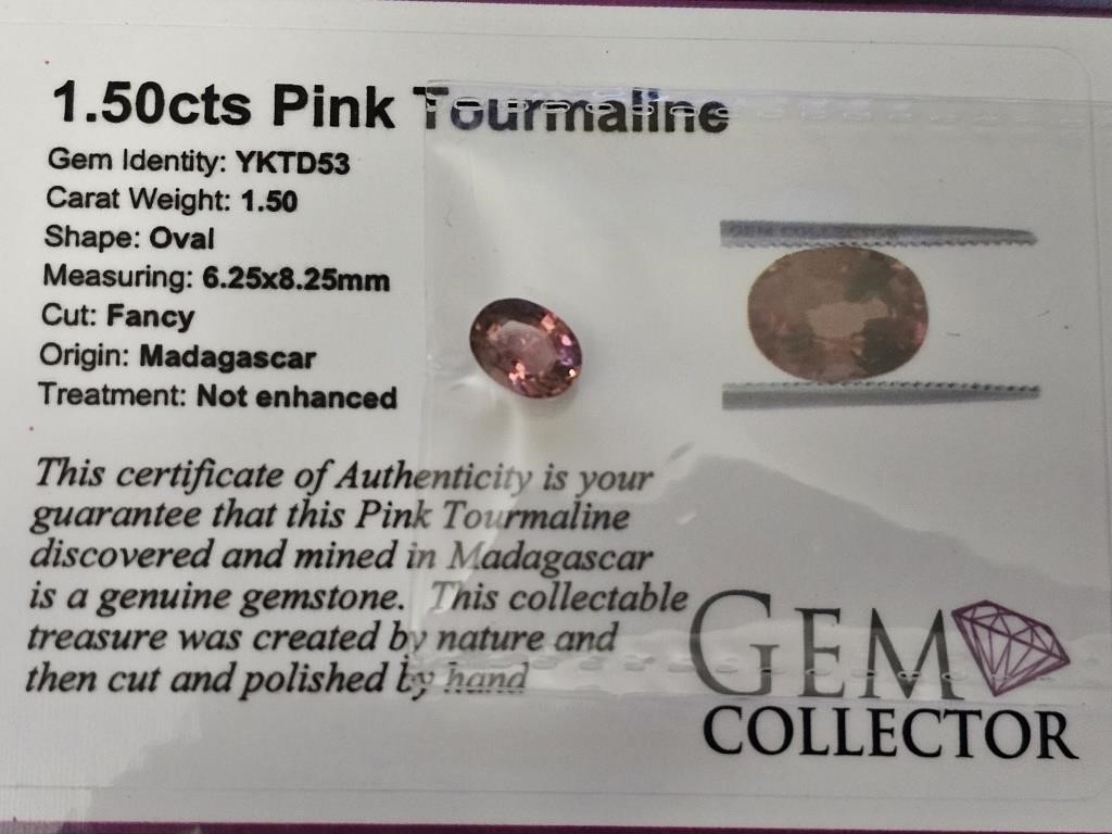1.50cts Pink Tourmaline