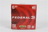 full case of federal 45 230 grain cartridges