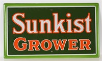 SUNKIST GROWER PORCELAIN SIGN