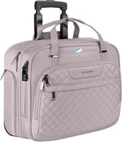 EMPSIGN Laptop Bag  15.6  Quilted Grey Pink