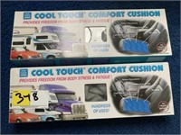 (2) New Cool Touch comfort cushions