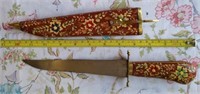 169 - BEAUTIFULLY DECORATED DAGGER (RED)