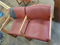VINTAGE WAITING AREA CHAIRS