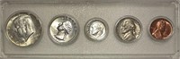 US (5) 1964 Coin Set 90% Silver H,Q& Dime