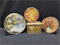 Vintage tins