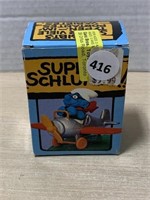 Smurf plane/pilot in box, Schleich