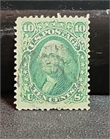 U.S. 10c postage stamp #68 used