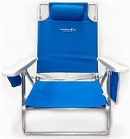 Folding Beach Chair, 5 Position Lightweight,