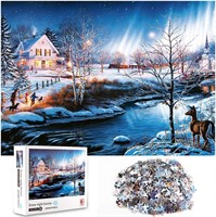Christmas Puzzle 1000 Piece Snow Jigsaw Gift