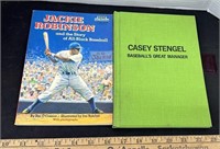 Casey Stengel and Jackie Robinson Collector Books