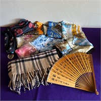 Vintages Scarves, Japan, Silk, Travel, ++