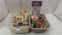 kids craft supplies and trinket toys
