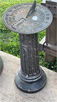 Metal and Concrete Sun Dial