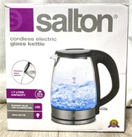 Salton Cordless Electric Glass Kettle *open Box