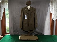 WW2 Air Corp Master Sergeant Uniform-Pants, Hat,