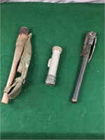 1945 Army Maddox, E Tool- Pick & Hoe, Flashlight