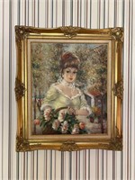 Vintage Signed Oil on Canvas Painting