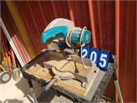 Makita chop saw with metal blade