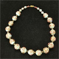 Murano Glass Bead Necklace
