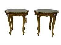 Pair of Gold Gilt French style End Tables