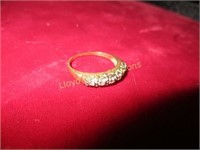 Lady's 14k Gold & Sterling Silver Ring