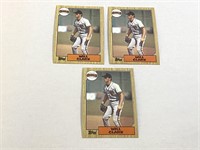 1987 Will Clark Topps Rookie Card LOT