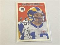 2000 Kurt Warner Fleer Football Card