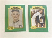 Ty Cobb & Yogi Berra Baseball Card LOT