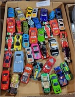 FLAT OF DIE-CAST METAL TOY CARS