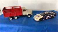 Ertl Truck & Rusty Wallace Race Car