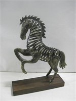 20" Metal Horse Statue Decor