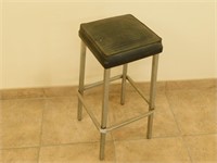 Vintage metal stool 29 in tall