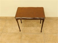 Decorative wooden table 21X13X18