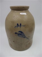 4 Gal. Salt Glaze Decorated Jar