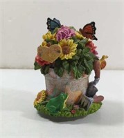 Decorative Garden Planter With Flowers and