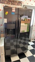 Frigidaire Double Door Black Refrigerator