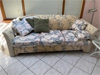 Patio sofa, in as is condition. 32 inches tall by