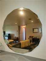 Large Beveled Wall Mirror