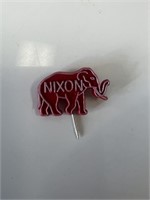 Nixon republican elephant pin