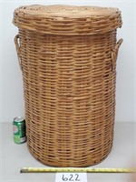 Wicker Hamper Basket with Lid (No Ship)