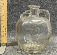 "Apple" shaped glass jug- stopper top