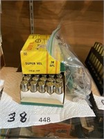 .38 Federal special and Super vel SPL bullets