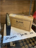 Blank 30–06 and .30 cartridges casings